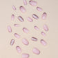 Almon Nails Bling French Nails Nude Press-On Nails