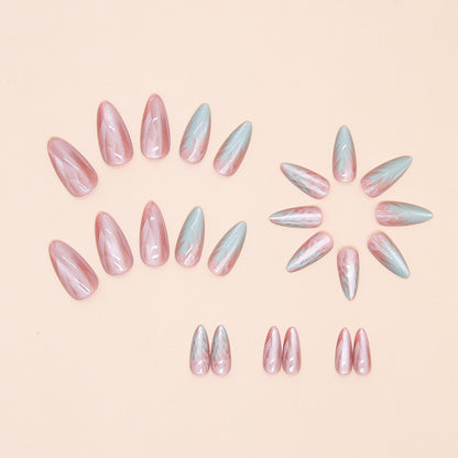 Gradient Cat Eye Press On Nails