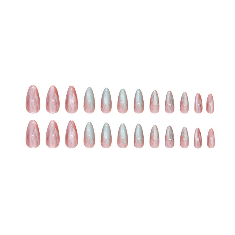 Gradient Cat Eye Press On Nails