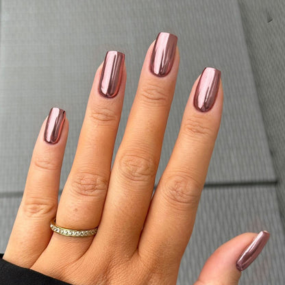 Aurora Taro Purple Press On Nails